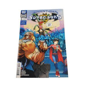 Adventures Of The Super Sons 3 DC Comic Book Collector DC 2018 CREASED COVER
